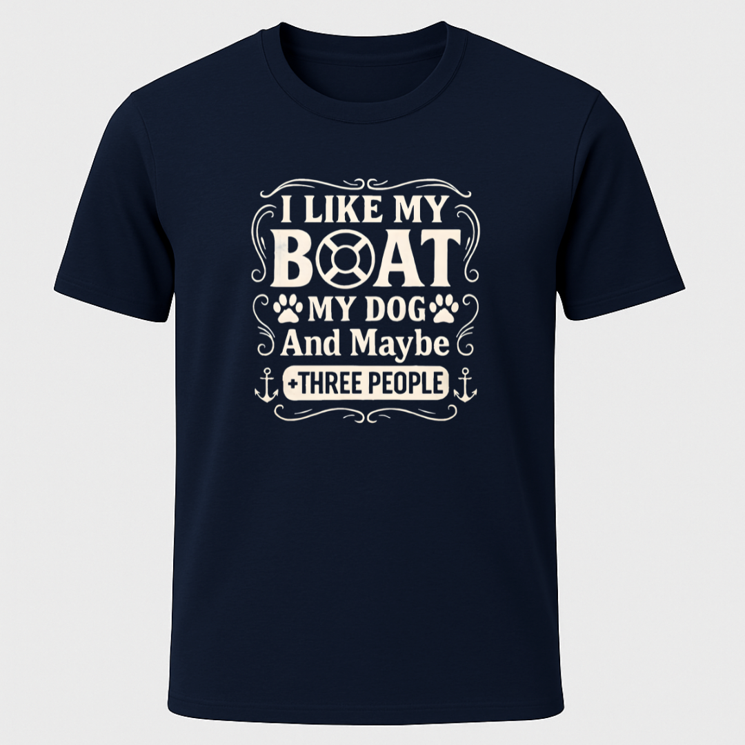 Dog & Boat Lovers T-Shirt
