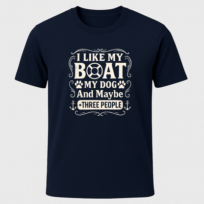 Dog & Boat Lovers T-Shirt