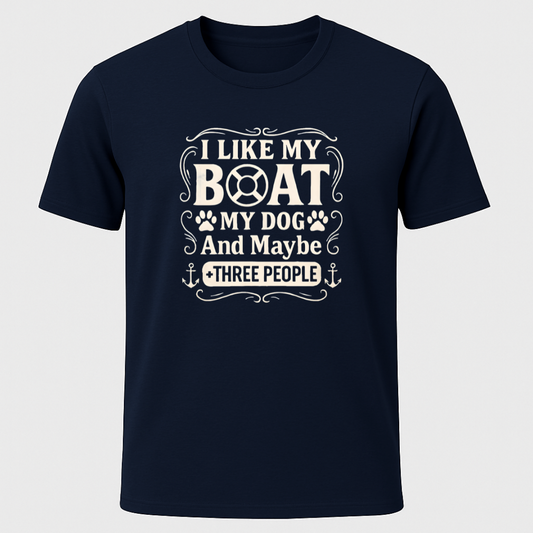 Dog & Boat Lovers T-Shirt