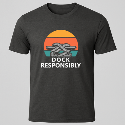 Retro Sunset Dock T-Shirt