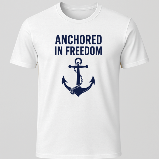 Anchored in Freedom Design T-Shirt