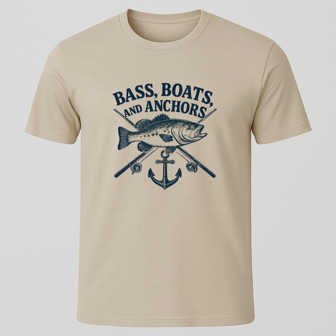Bass Boats & Anchors T-Shirt