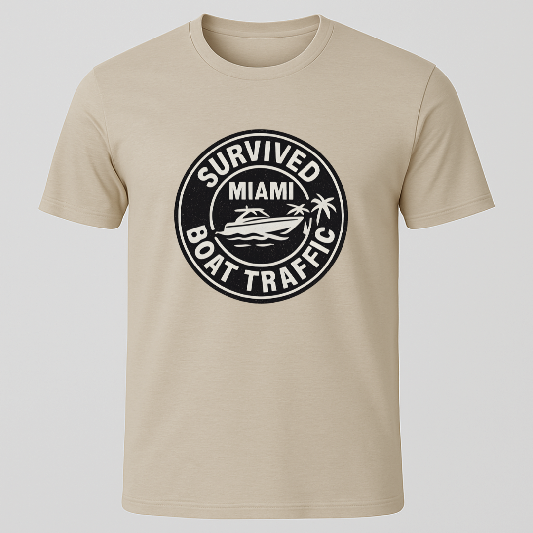 Miami Boat Traffic T-Shirt
