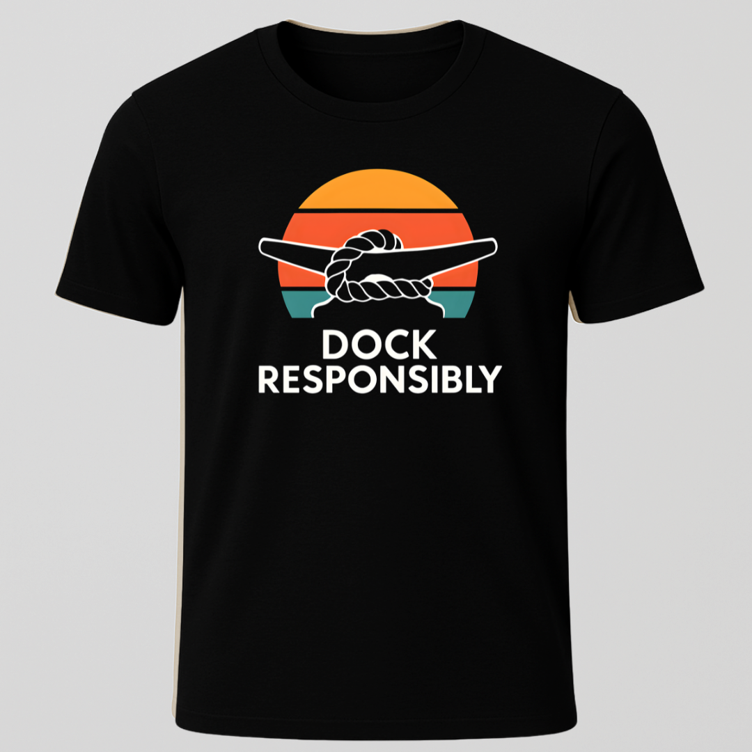 Retro Sunset Dock T-Shirt