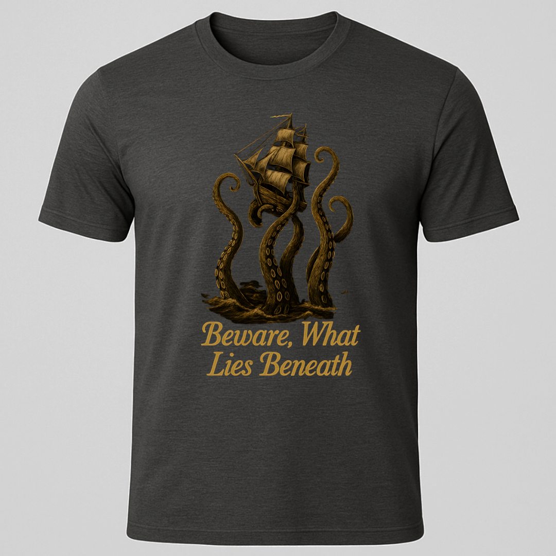 "Beware What Lies Beneath" T-Shirt