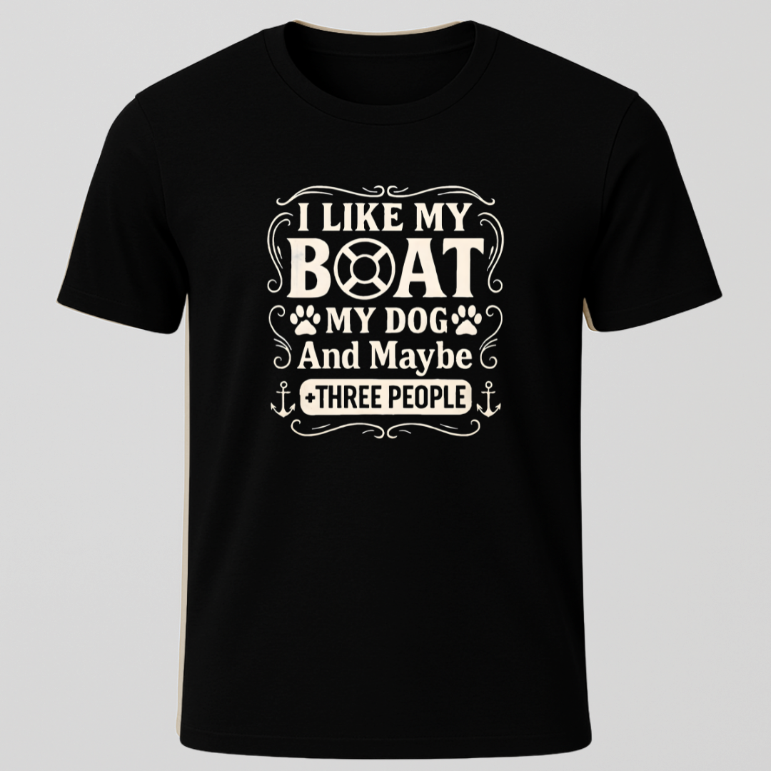 Dog & Boat Lovers T-Shirt