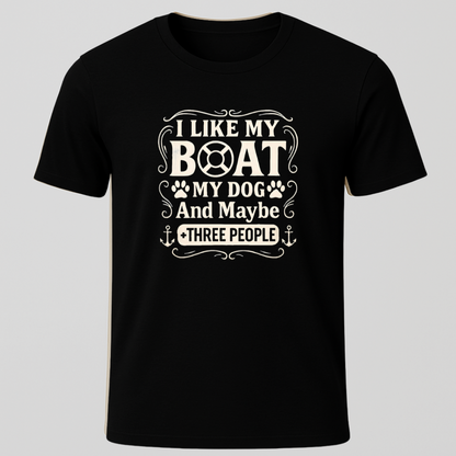 Dog & Boat Lovers T-Shirt
