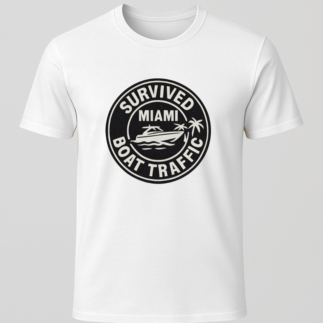 Miami Boat Traffic T-Shirt