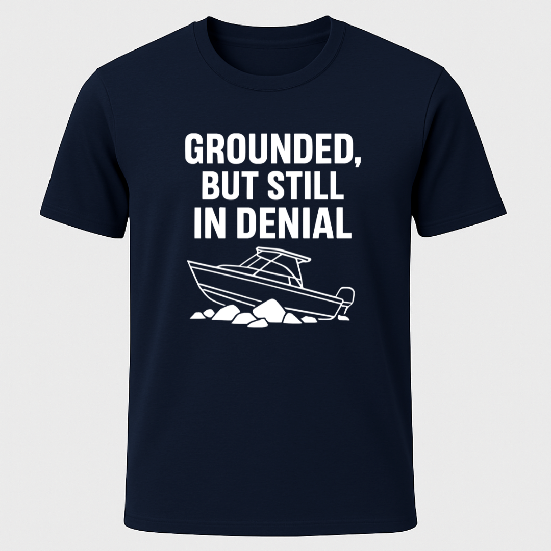 Grounded Boat Humor T-Shirt