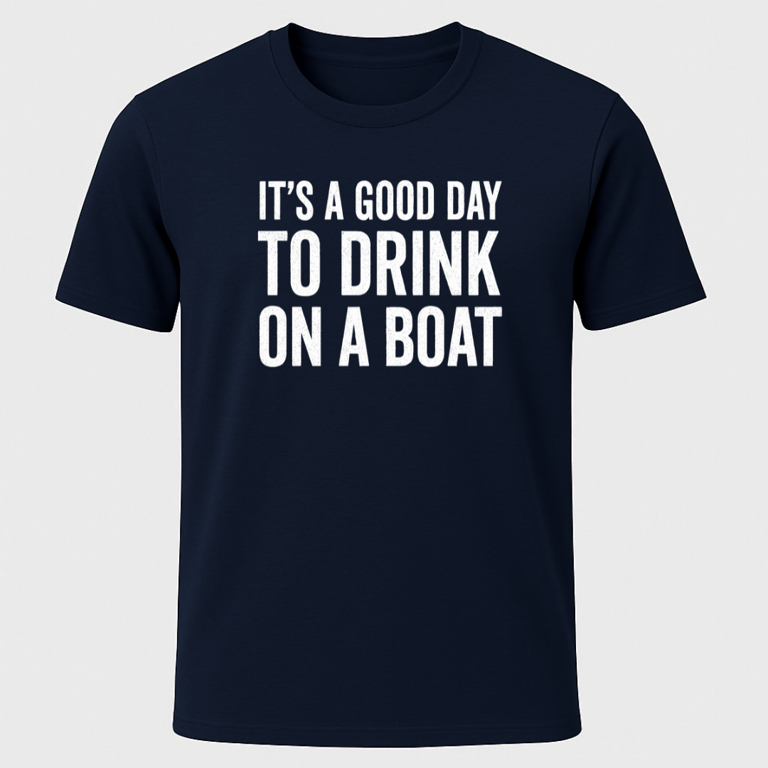 Bold Drinking Text T-Shirt