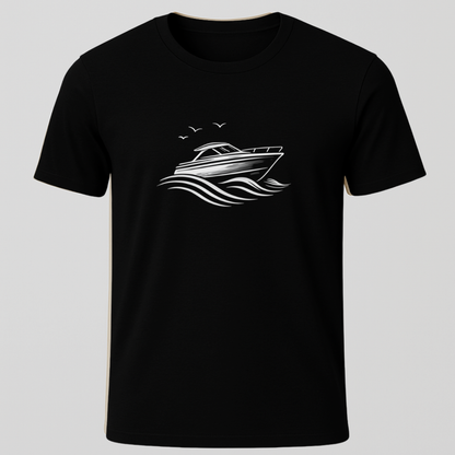 Motorboat Graphic T-Shirt