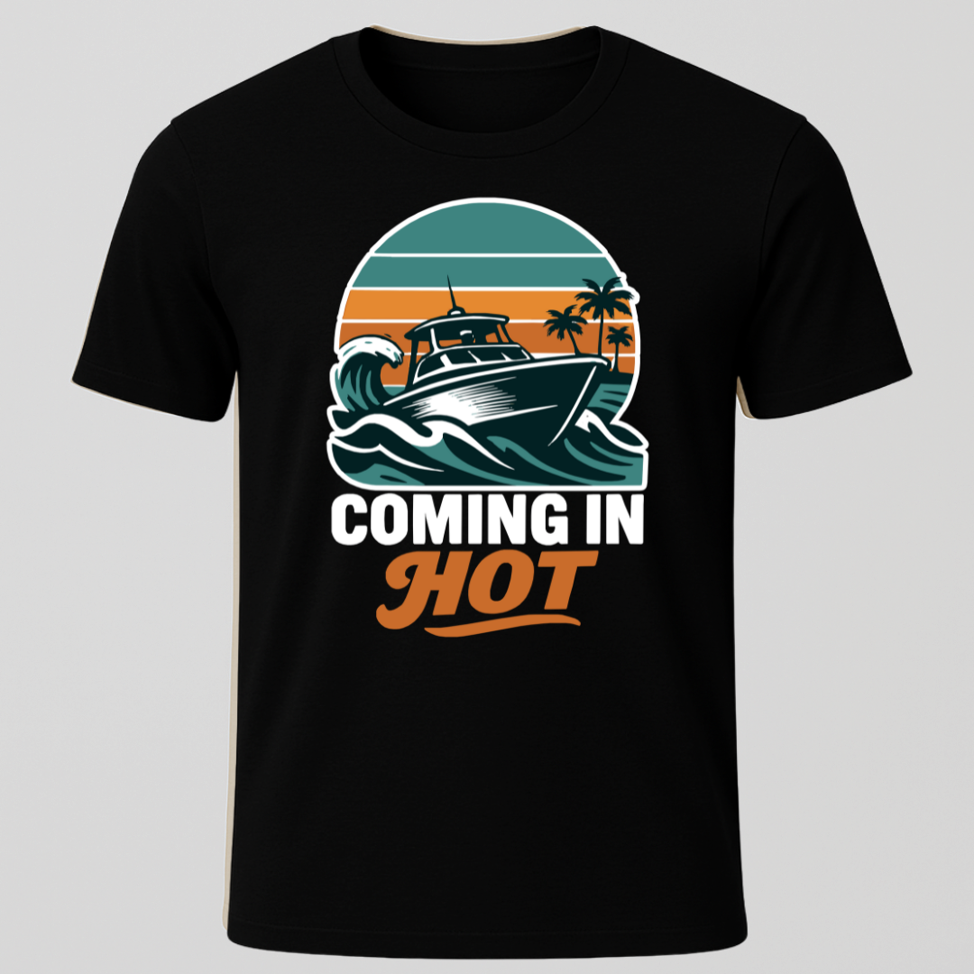 Coming In Hot Retro Sunset