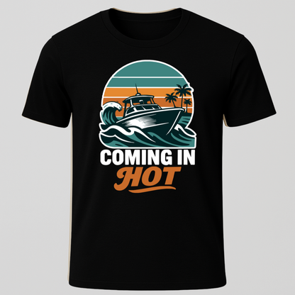 Coming In Hot Retro Sunset