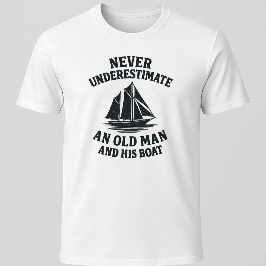 Old Man And His Boat T-Shirt