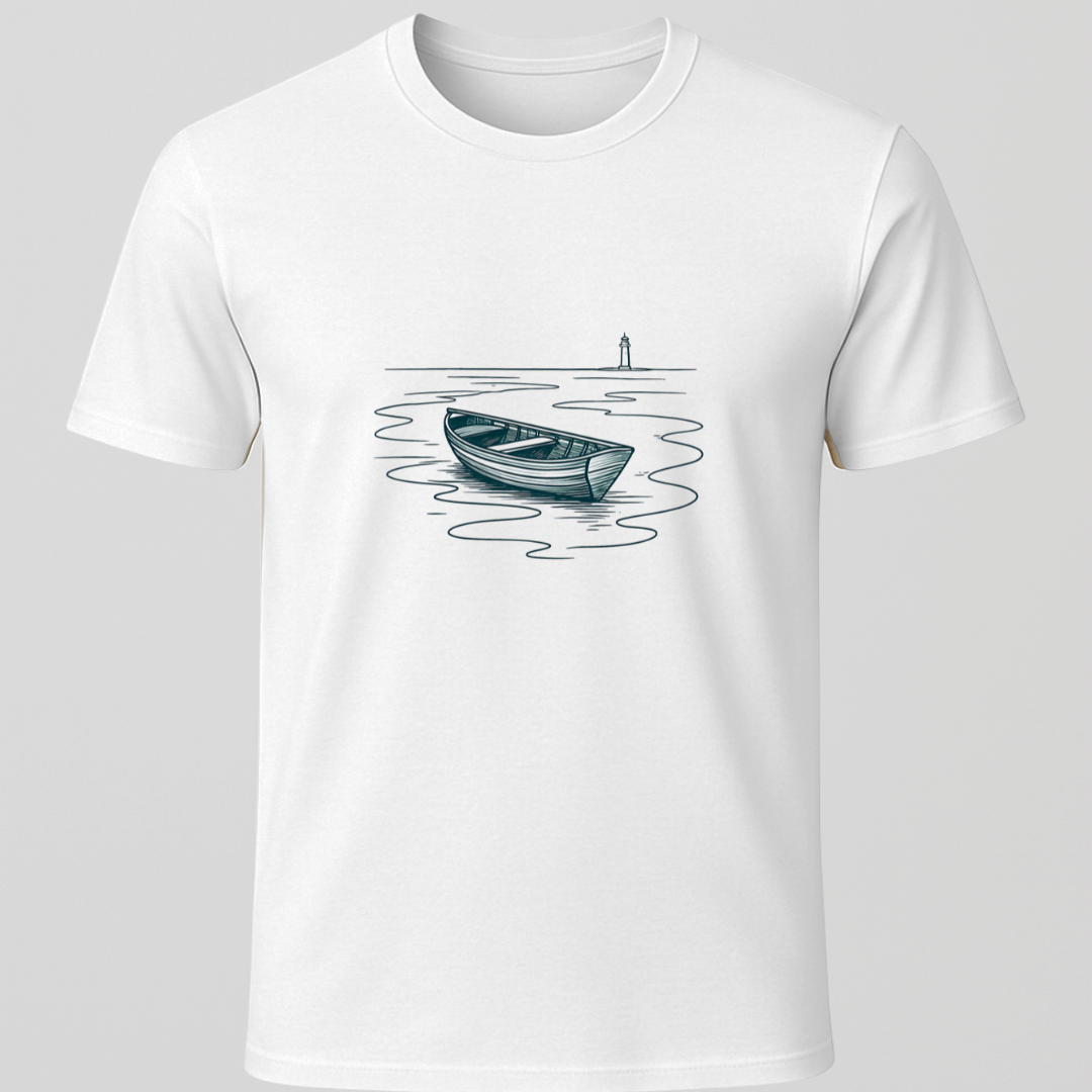 Rowboat Sketch T-Shirt
