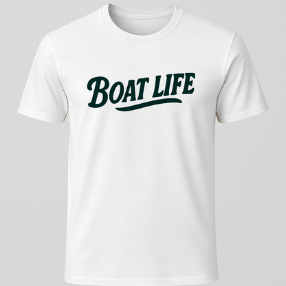 "Boat Life" Text Only T-Shirt