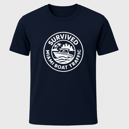 Survived Miami Boat Traffic T-Shirt