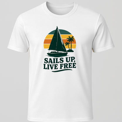 Sails Up, Sunset T-Shirt