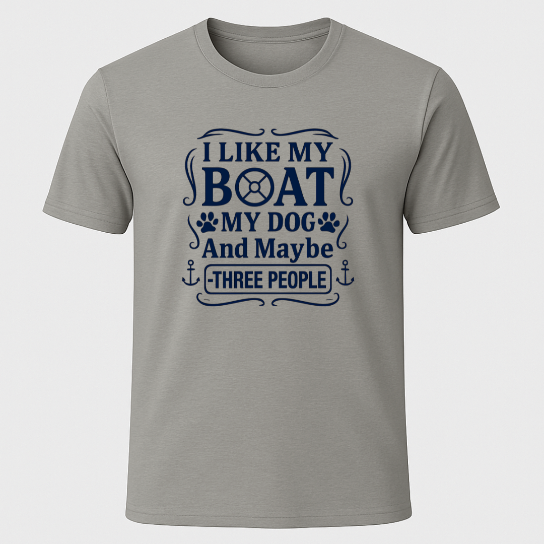 Dog & Boat Lovers T-Shirt