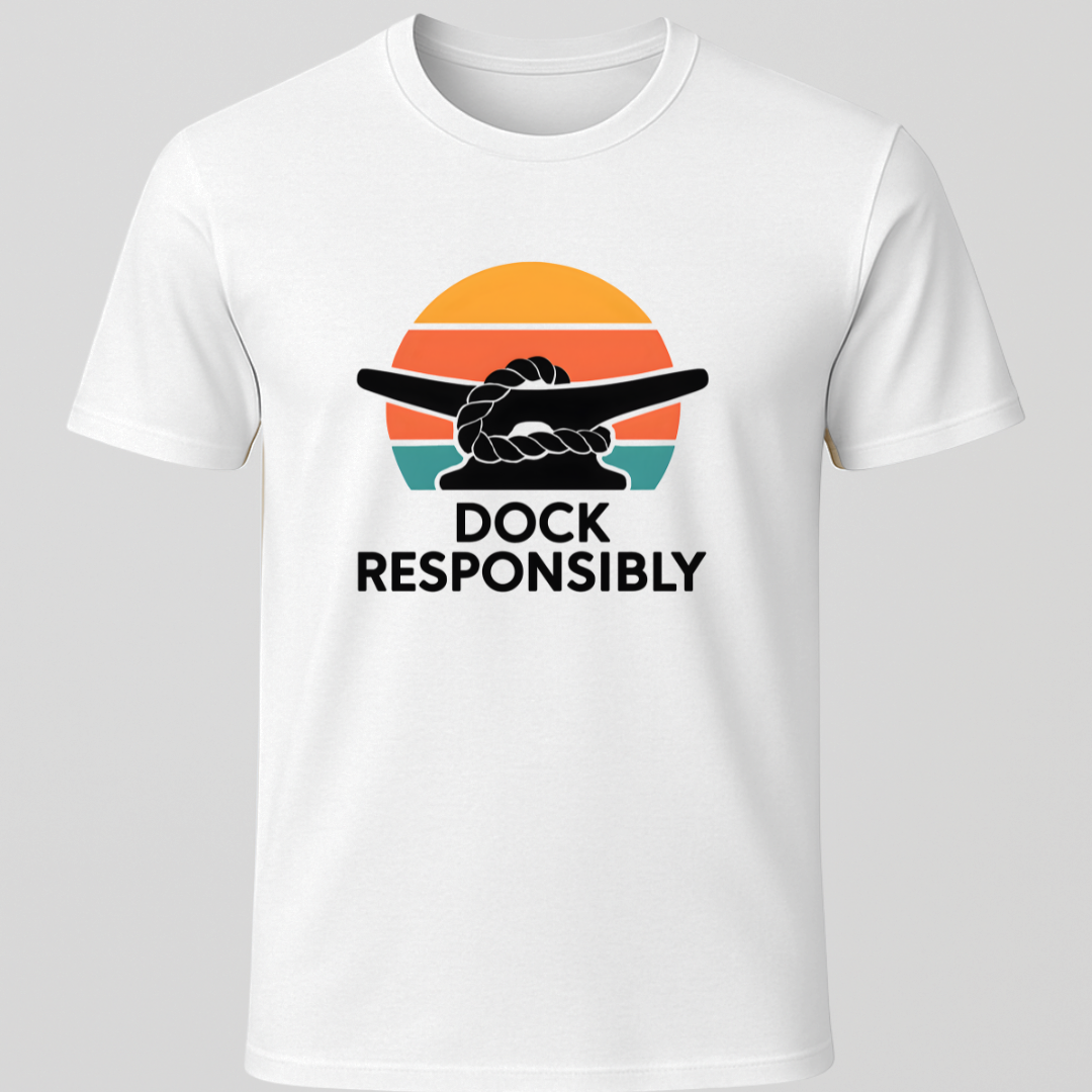 Retro Sunset Dock T-Shirt