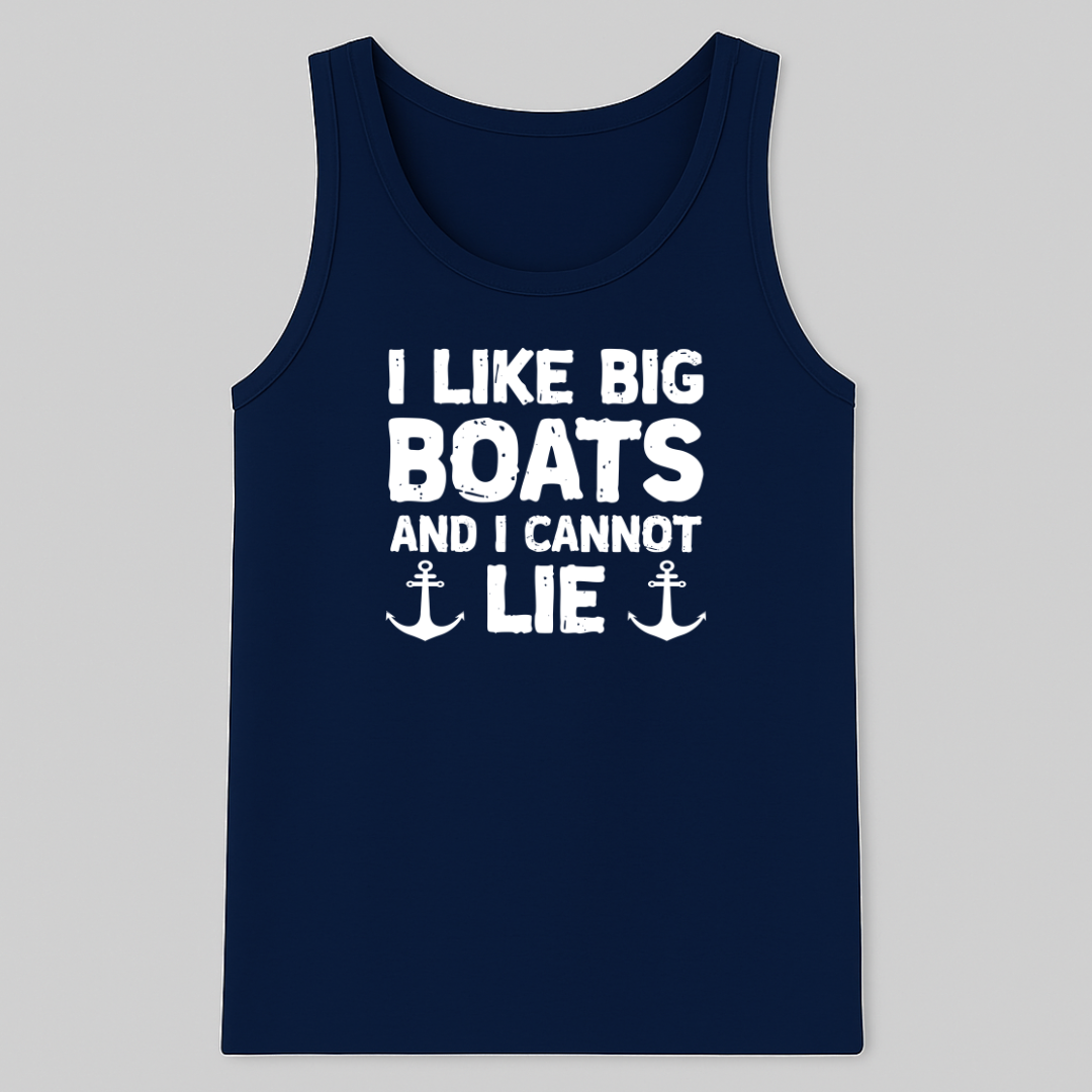 Boat Tank Top for Men | Funny Boating Apparel – Uncharted Tees