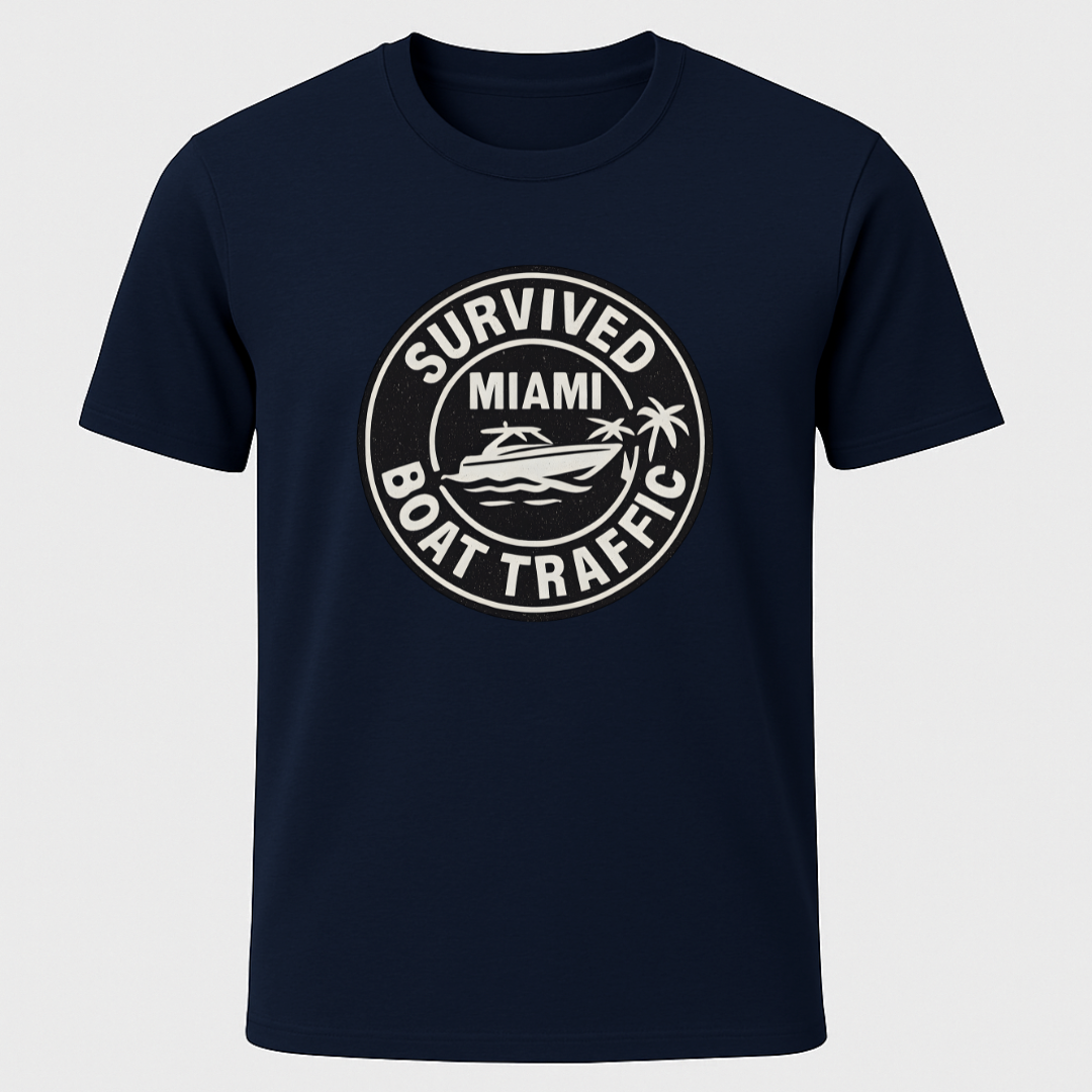 Miami Boat Traffic T-Shirt