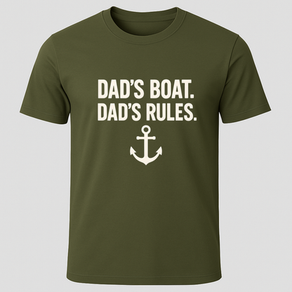 Dads Boat Dads Rules T-Shirt