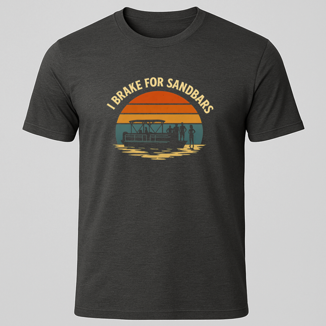 Break for Sandbars Sunset T-Shirt