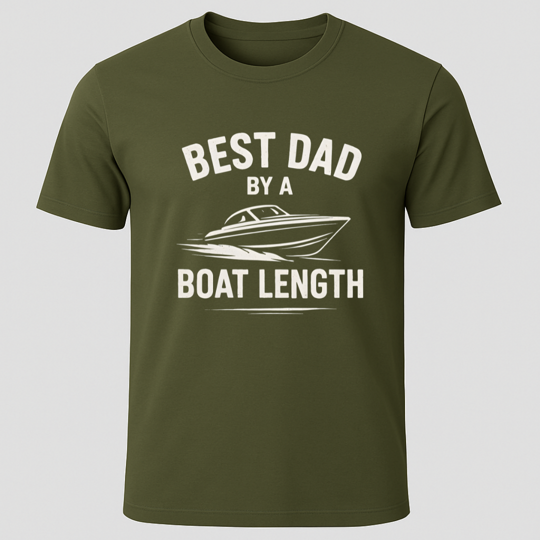 Best Dad By A Boats Length T-Shirt