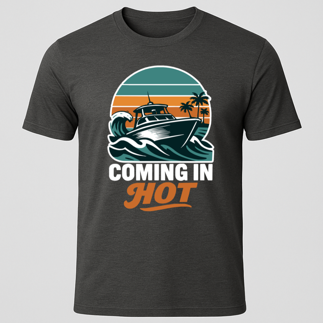 Coming In Hot Retro Sunset