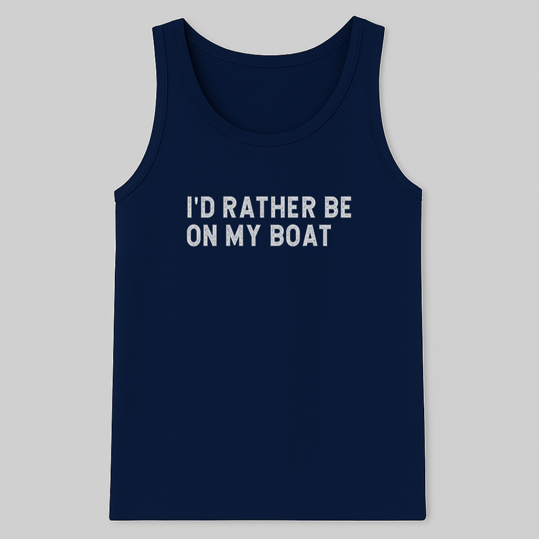 Boat Tank Top for Men | Uncharted Tees