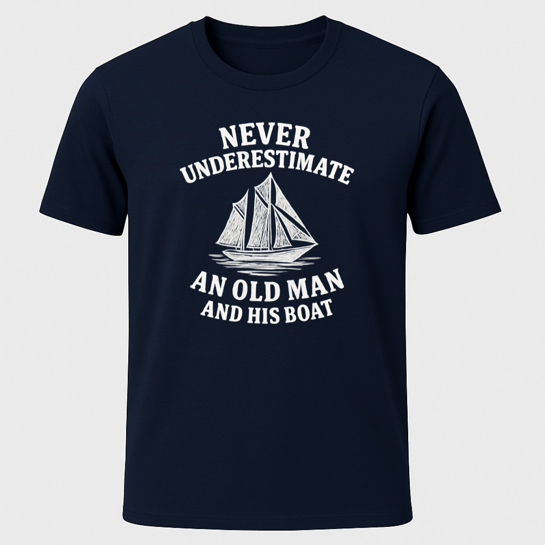 Old Man And His Boat T-Shirt