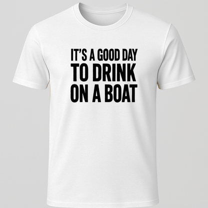 Bold Drinking Text T-Shirt