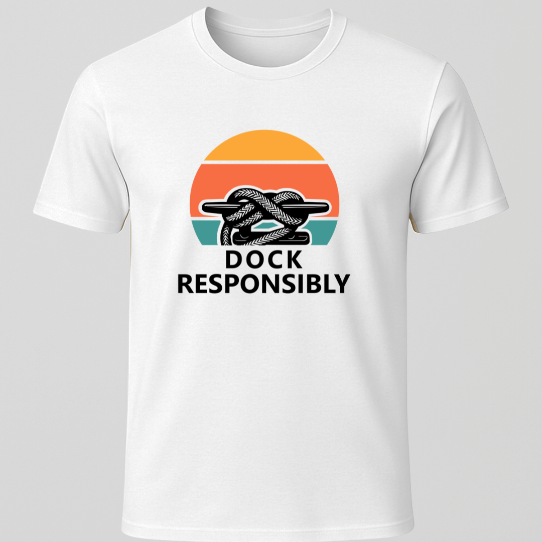 Retro Sunset Dock T-Shirt