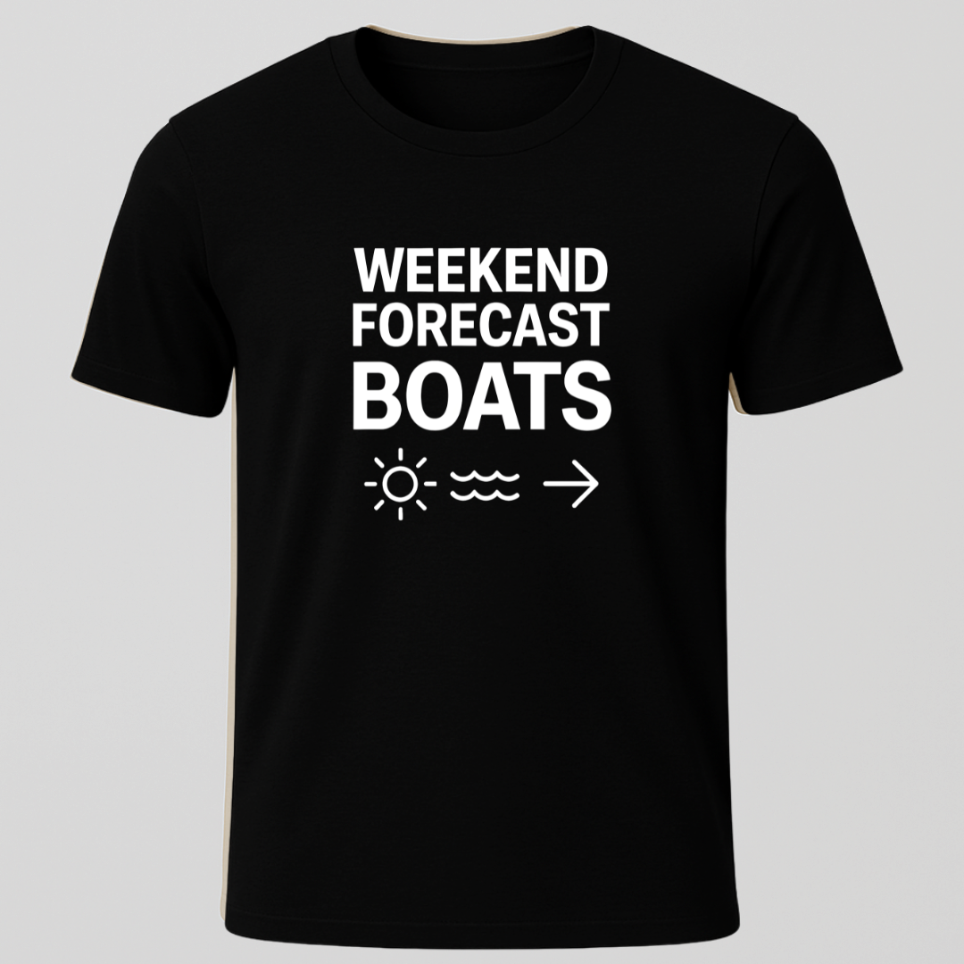 Weekend Forecast Boats T-Shirt