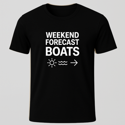 Weekend Forecast Boats T-Shirt