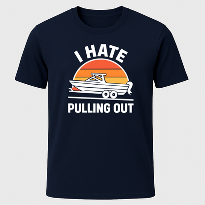 I Hate Pulling Out Retro Sunset T-Shirt