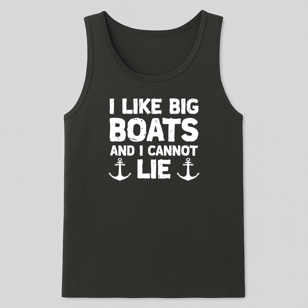 Boat Tank Top for Men | Funny Boating Apparel – Uncharted Tees