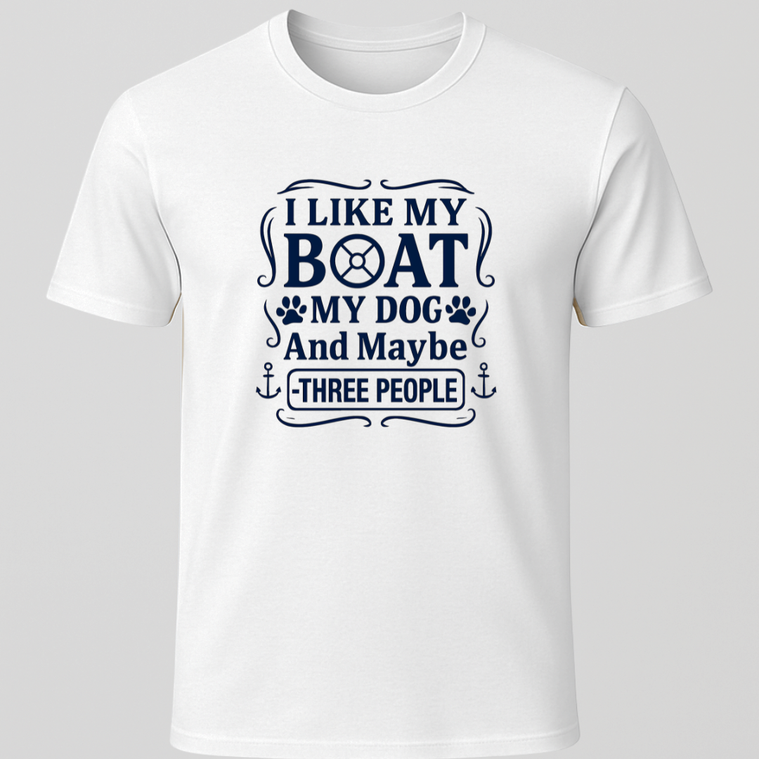 Dog & Boat Lovers T-Shirt
