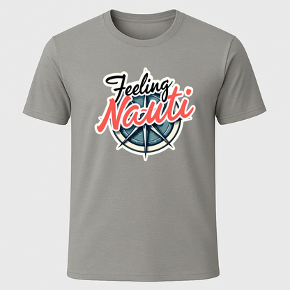 "Feeling Nauti" Compass Design T-Shirt