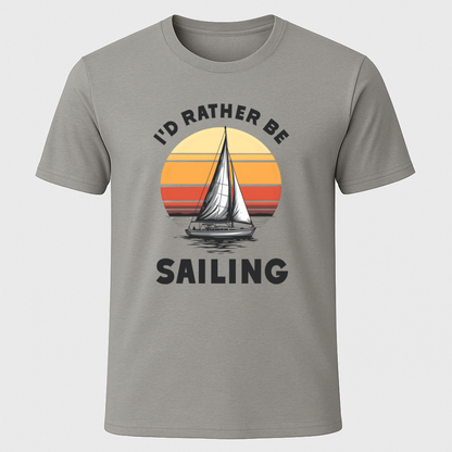 Rather Be Sailing Sunset T-Shirt