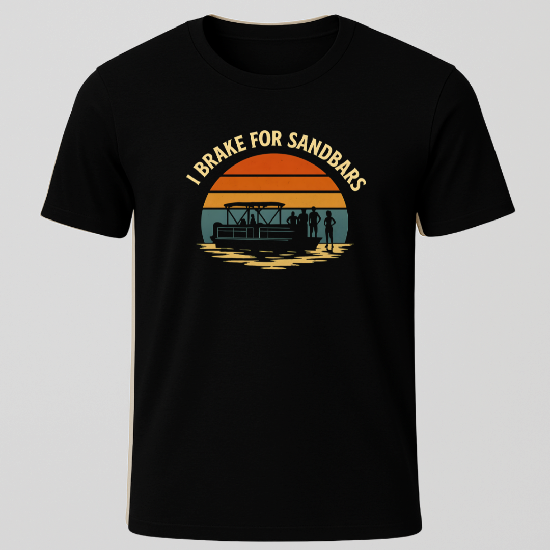 Break for Sandbars Sunset T-Shirt
