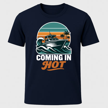 Coming In Hot Retro Sunset