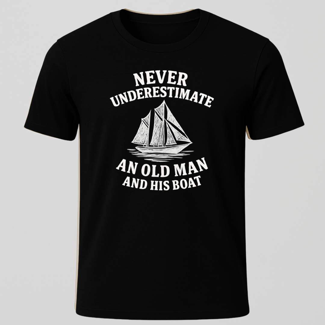Old Man And His Boat T-Shirt