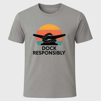 Retro Sunset Dock T-Shirt