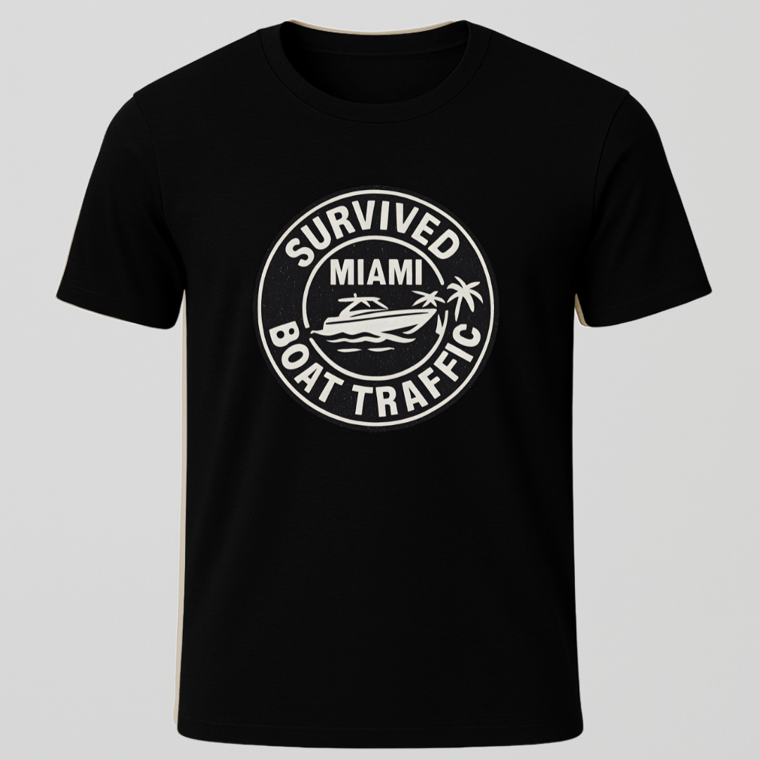 Miami Boat Traffic T-Shirt
