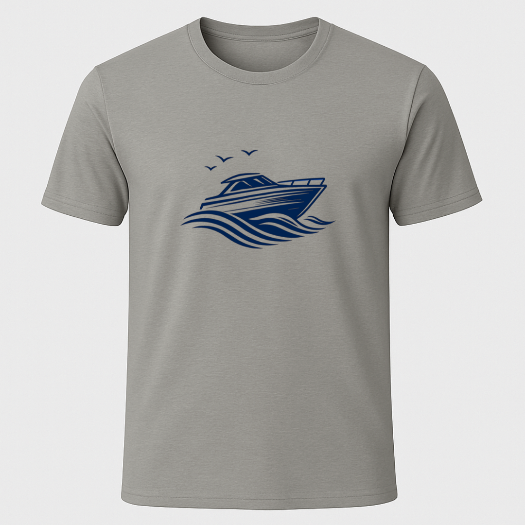 Motorboat Graphic T-Shirt