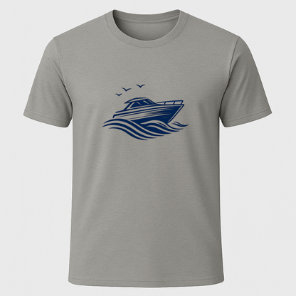 Motorboat Graphic T-Shirt