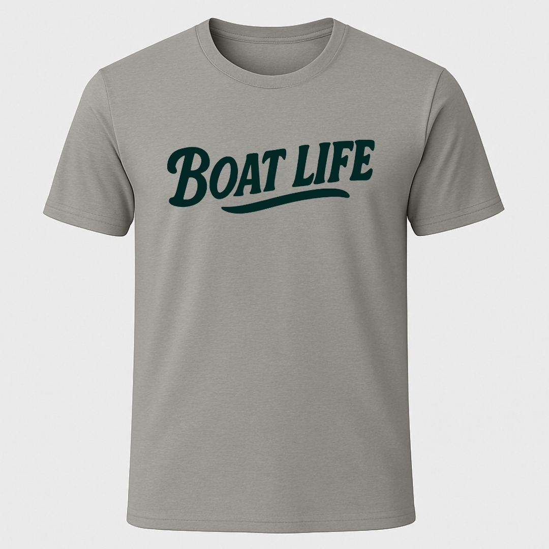 "Boat Life" Text Only T-Shirt