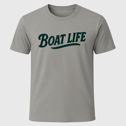 "Boat Life" Text Only T-Shirt